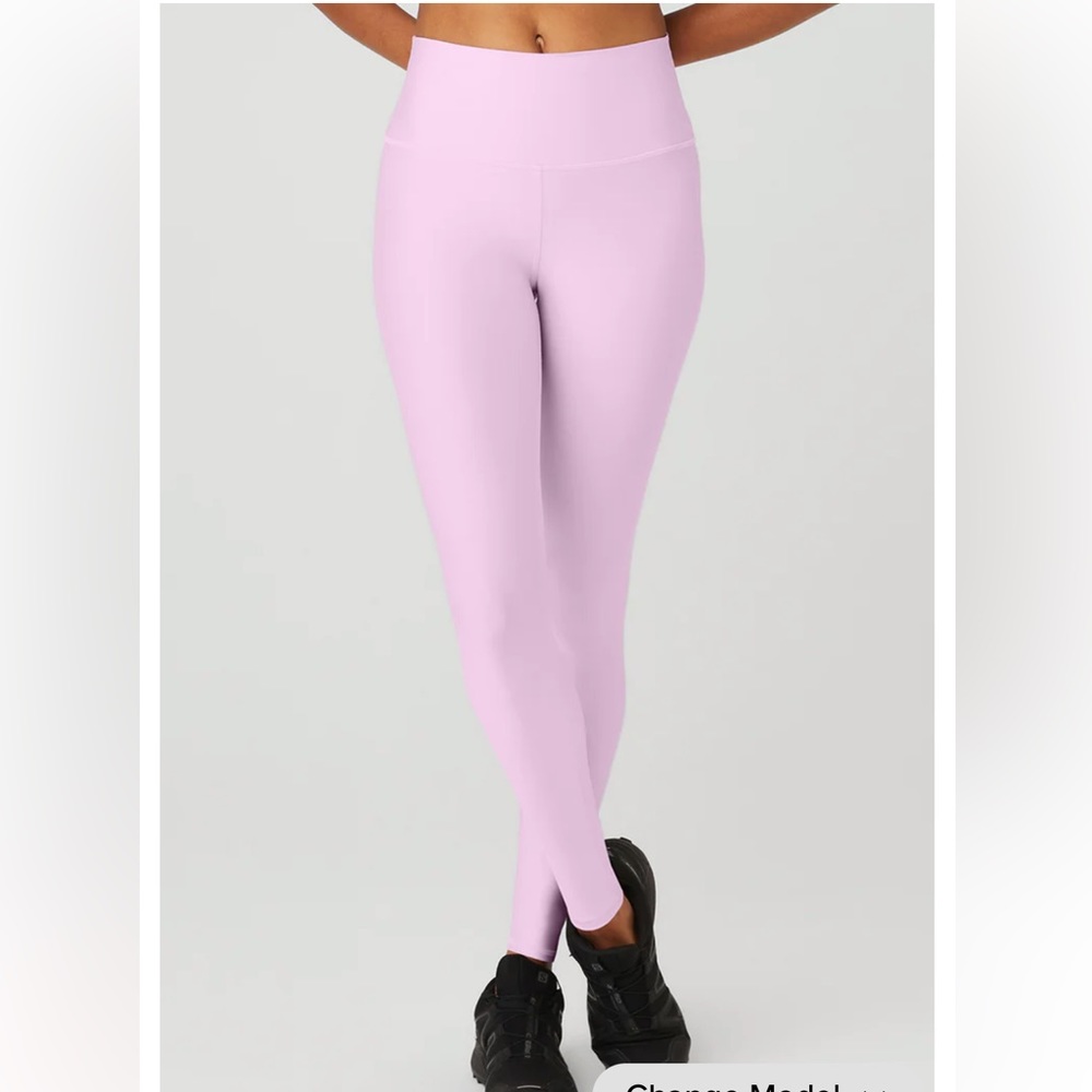 Alo Sugarplum Pink High Waist Airlift Legging Sz Large